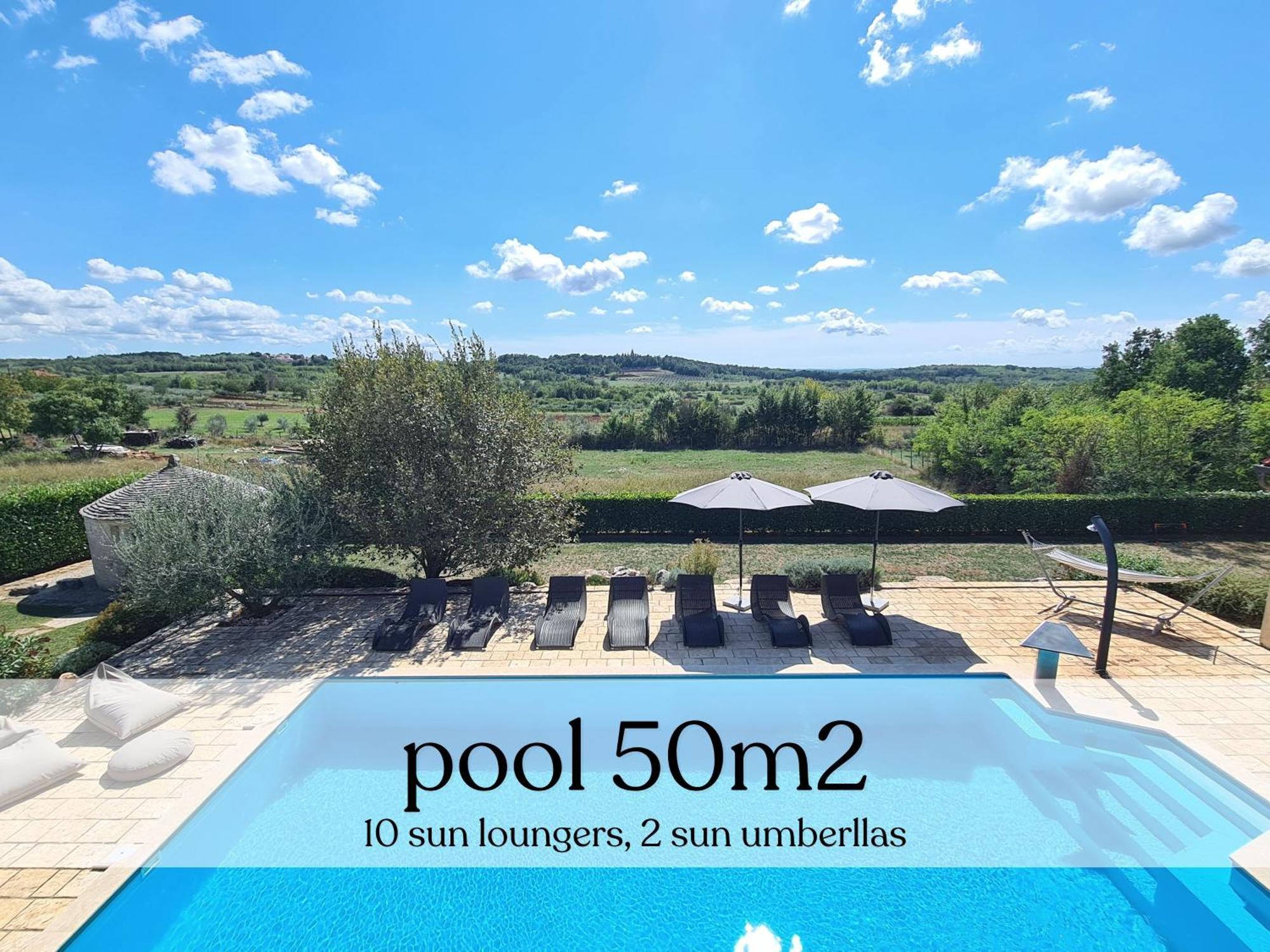 Spacious Villa With Pool, Indoor Jacuzzi And Sauna Near Porec Višnjan Exteriör bild